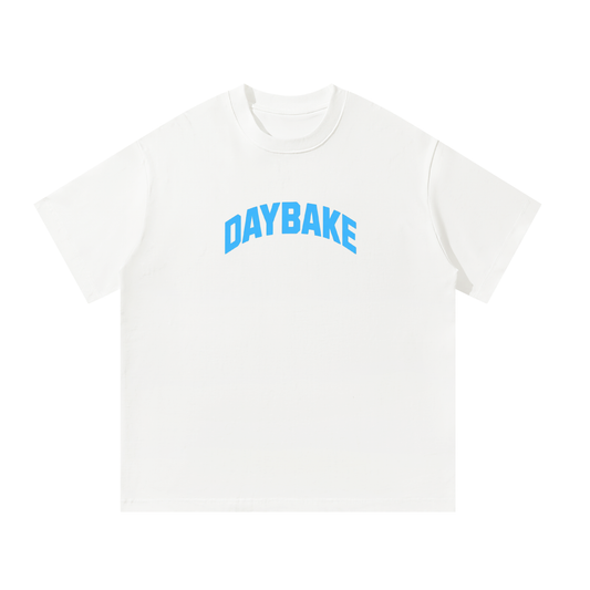 Blue Script Tee