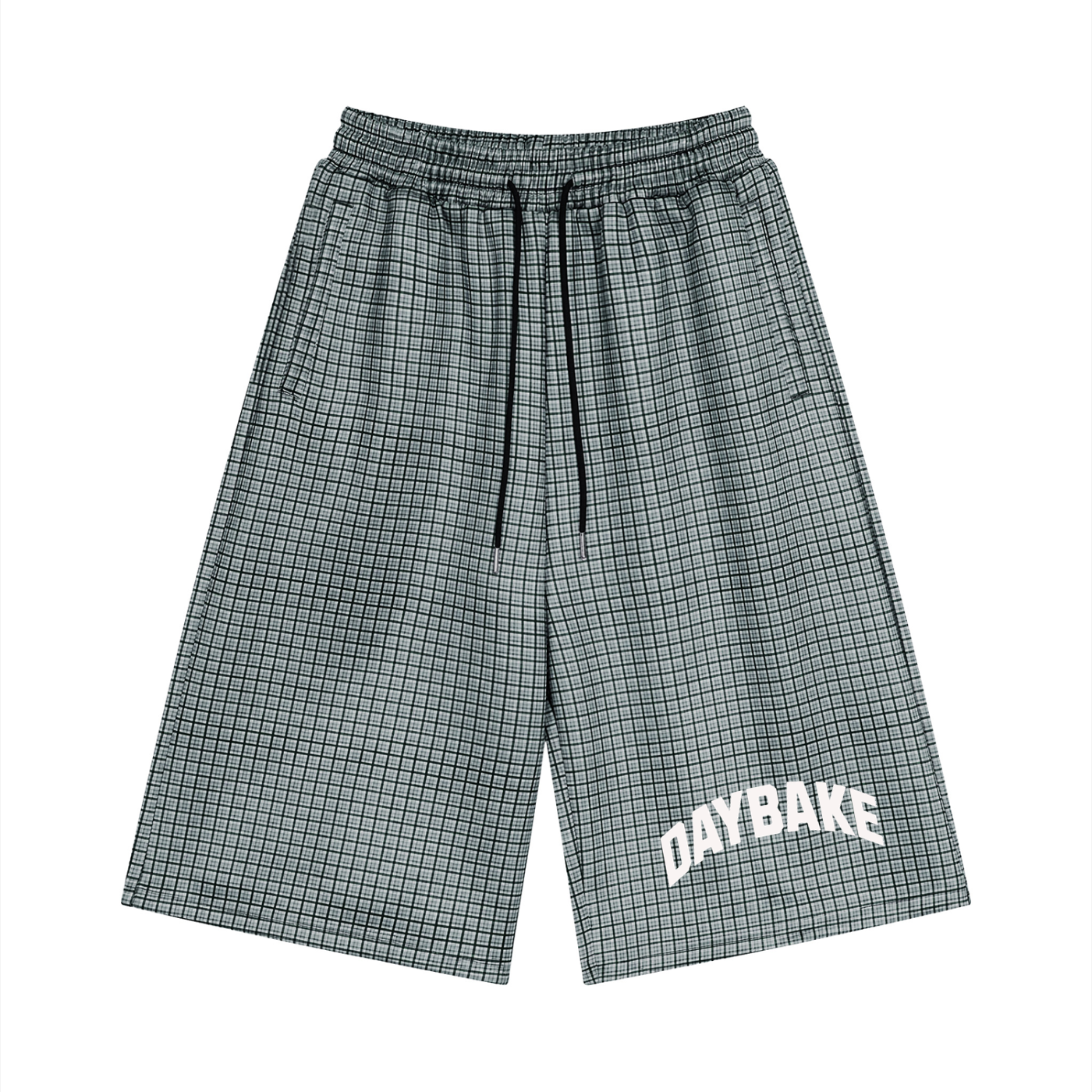 Plaid Script Shorts
