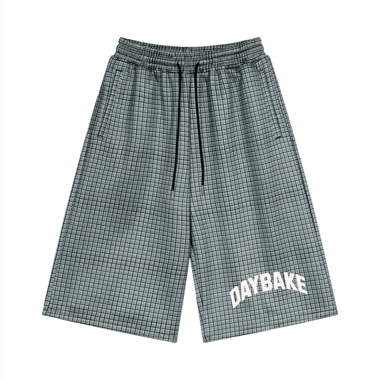 Plaid Script Shorts
