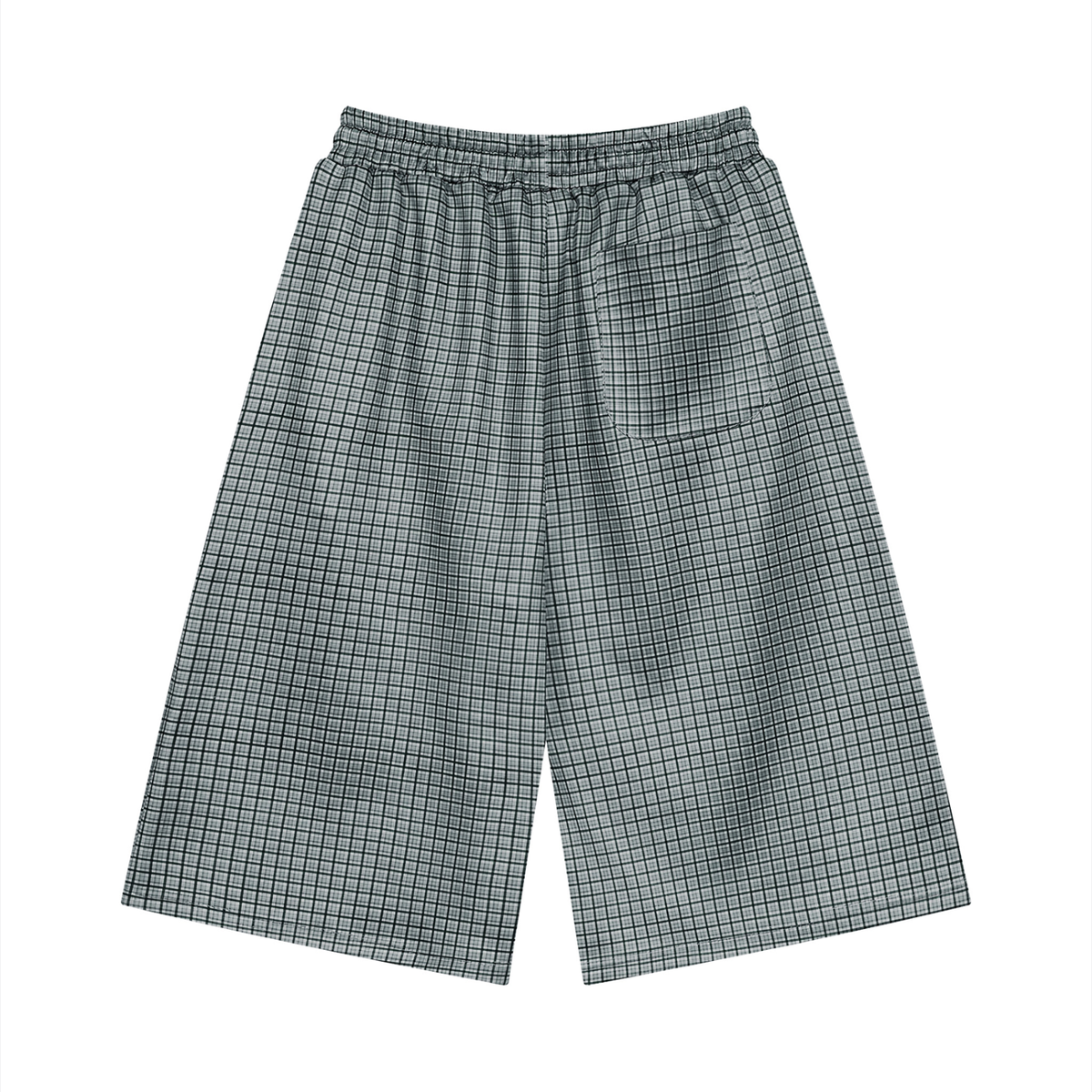 Plaid Script Shorts